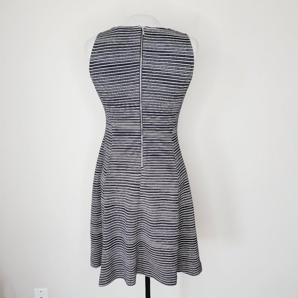 BANANA REPUBLIC Striped Fit & Flare Retro Dress - Picture 6 of 12